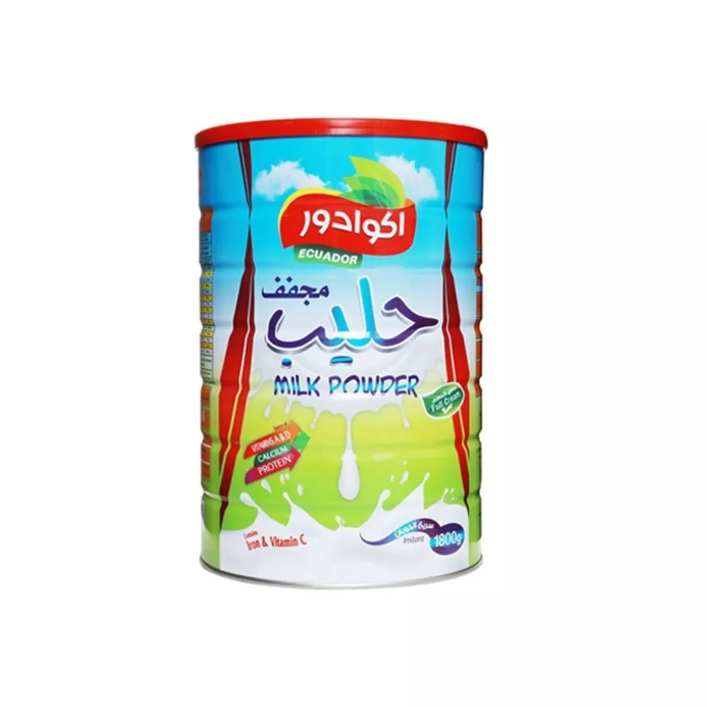حليب إكوادور مجفف - ١٨٠٠ جرام