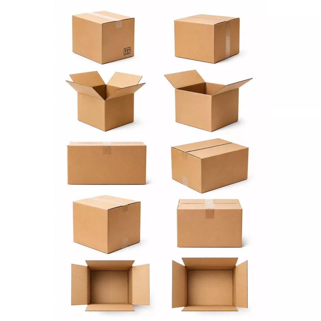 1-	كرتون مضلع بطباعة فلكسو (Flexo)