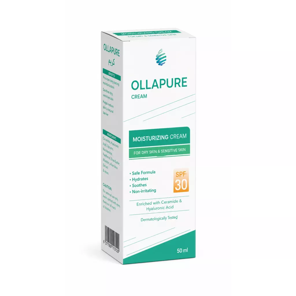 منتجات العناية بالبشرة (OLLAPURE) - كريم أولابيور المرطب – 50 جم