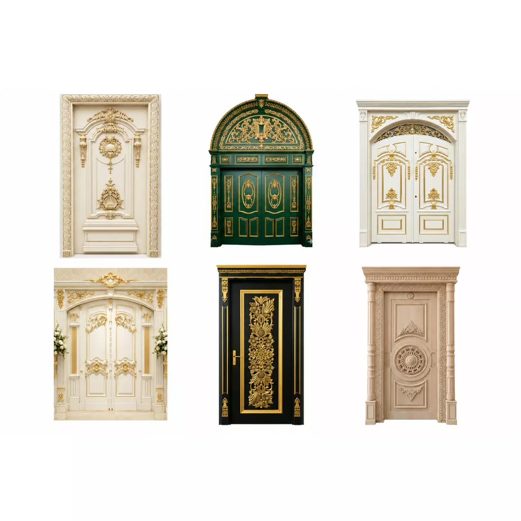 Engraved gates