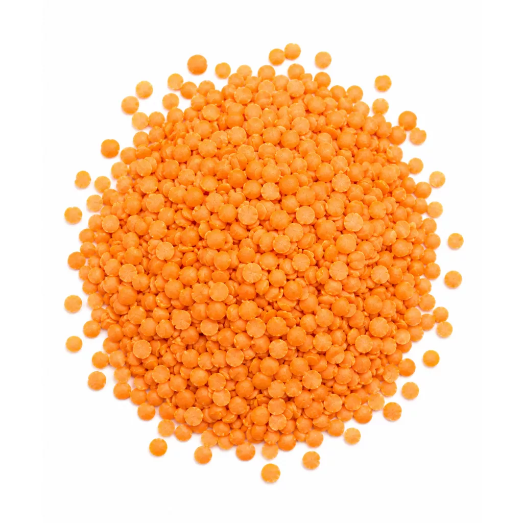 Crushed lentils