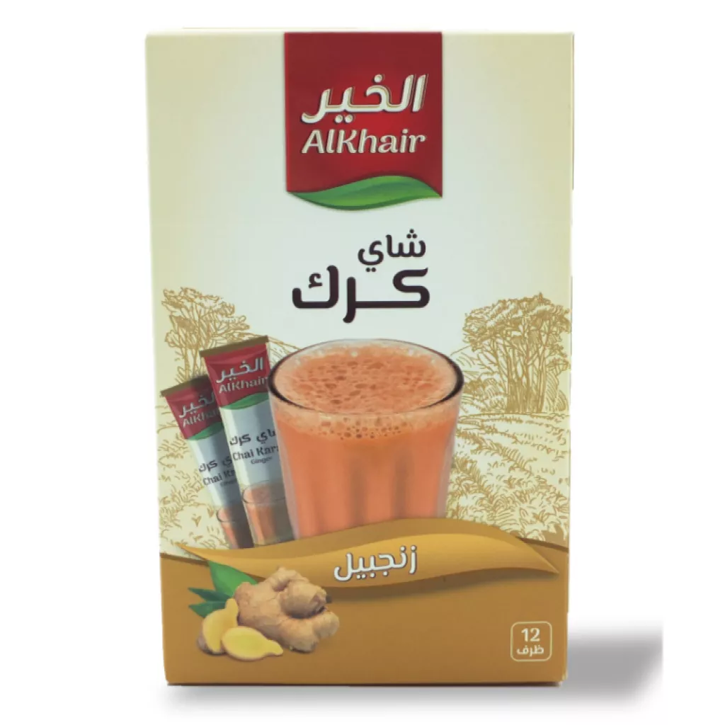 شاي كرك بالزنجبيل  22جم*12ظرف*12بكت