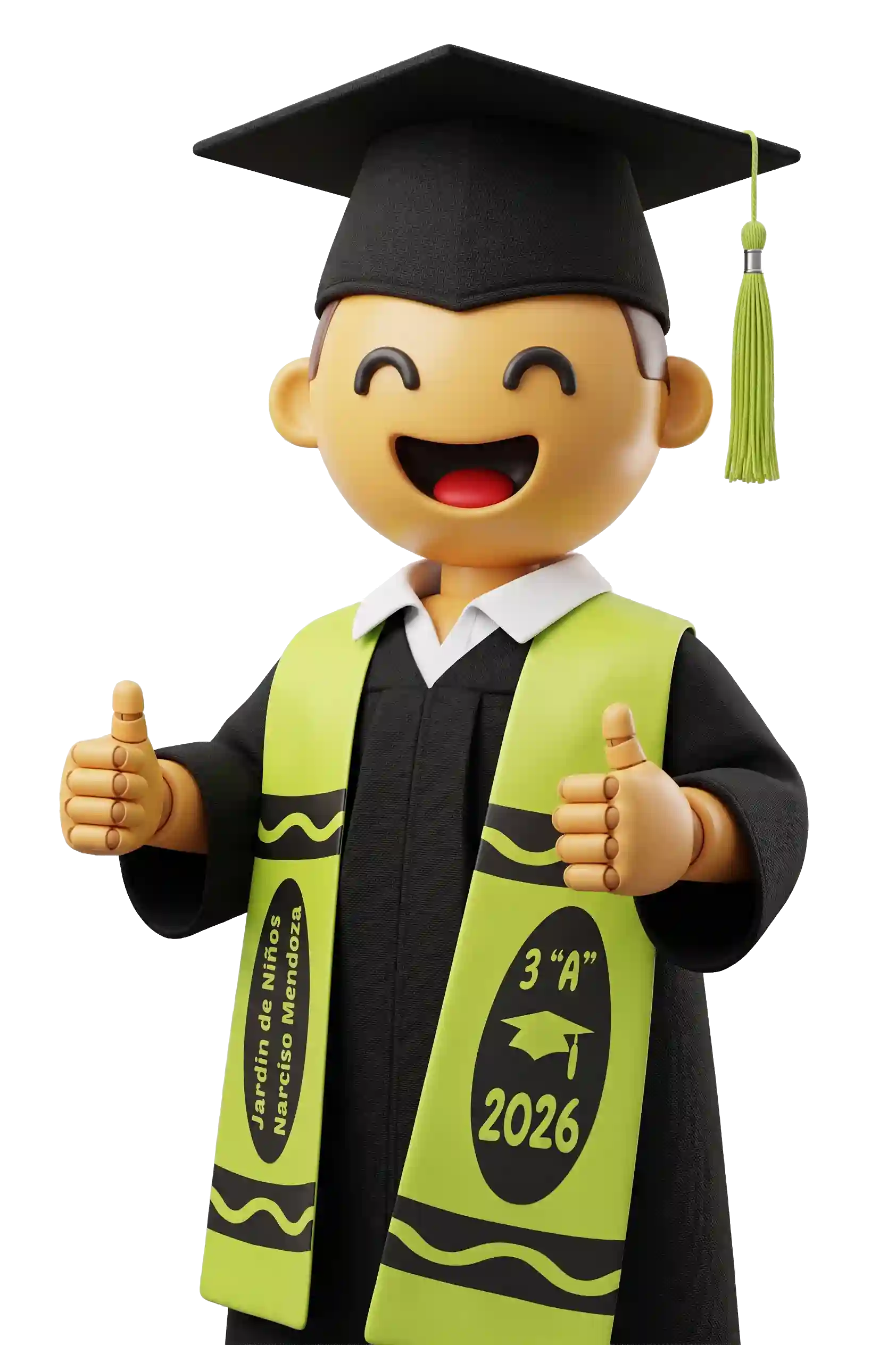 Mascota Gradito® 3D Togas Parral Kids