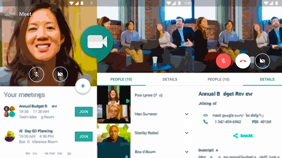 Meet Quality Tool in G Suite Being Used to View Data for Only Selected Call Participants