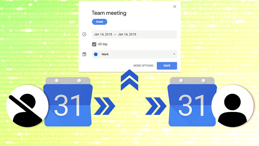 Transfer Google Calendar Events