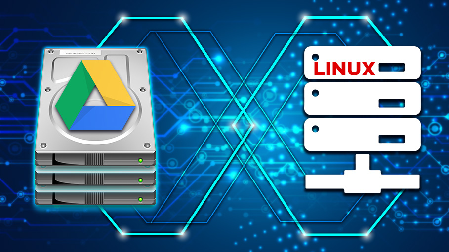 Подключение google drive в linux