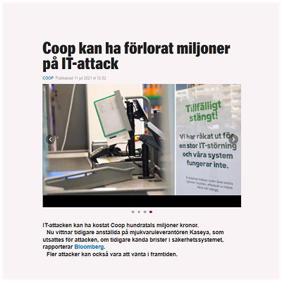 Coop-artikel Expressen