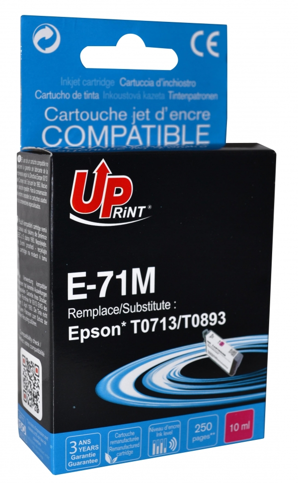 Cartouche PREMIUM compatible EPSON T0713 XL magenta