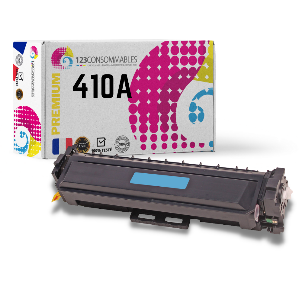 Toner compatible avec HP 410A cyan