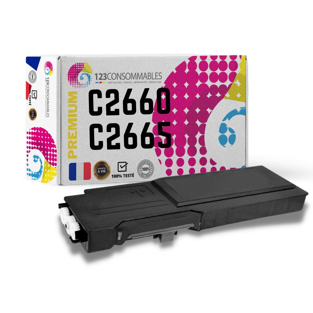 Toner compatible avec DELL 593-BBBU noir