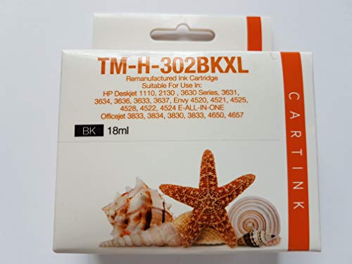 Compatible HP 302 XL Noir