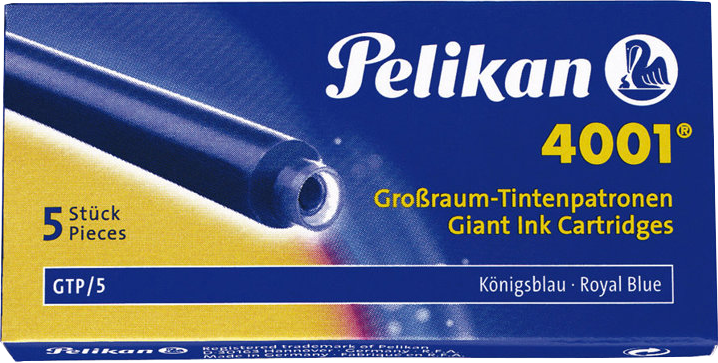 Pelikan Cartouches d'encre 4001 GTP/5