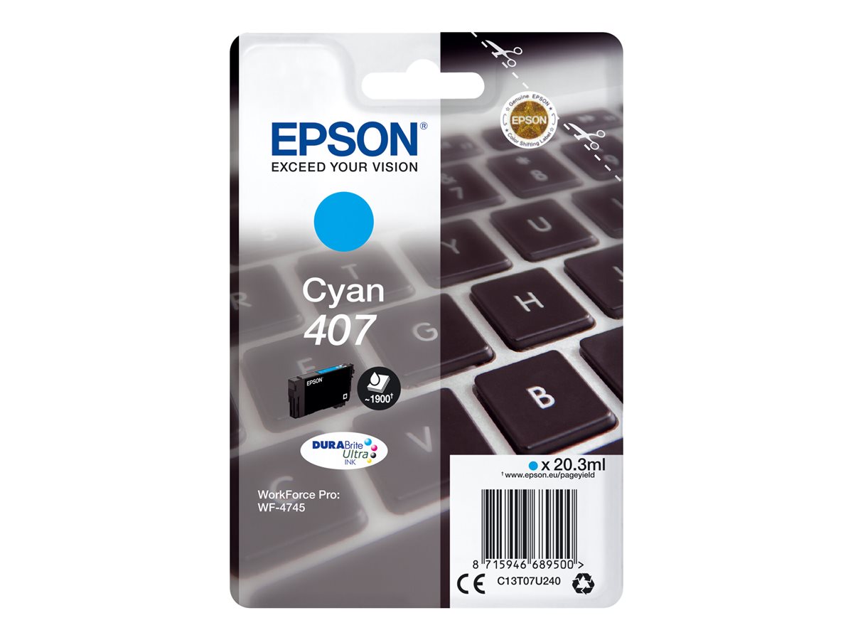 Epson cartouche encre 407 cyan