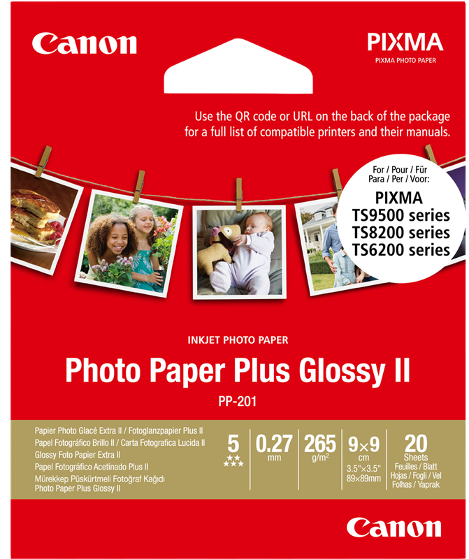 Canon PP-201 (2311B070) Papier photo brillant II Plus