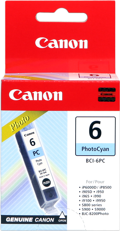 Canon cartouche encre BCI-6pc (4709A002) Cyan photo