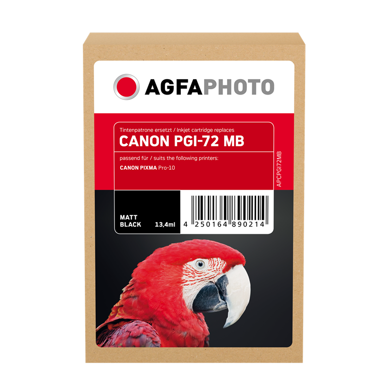 Compatible avec Canon PGI-72mbk (6402B001) Agfa Photo APCPGI72MB Cartouche d'encre Noir Mat