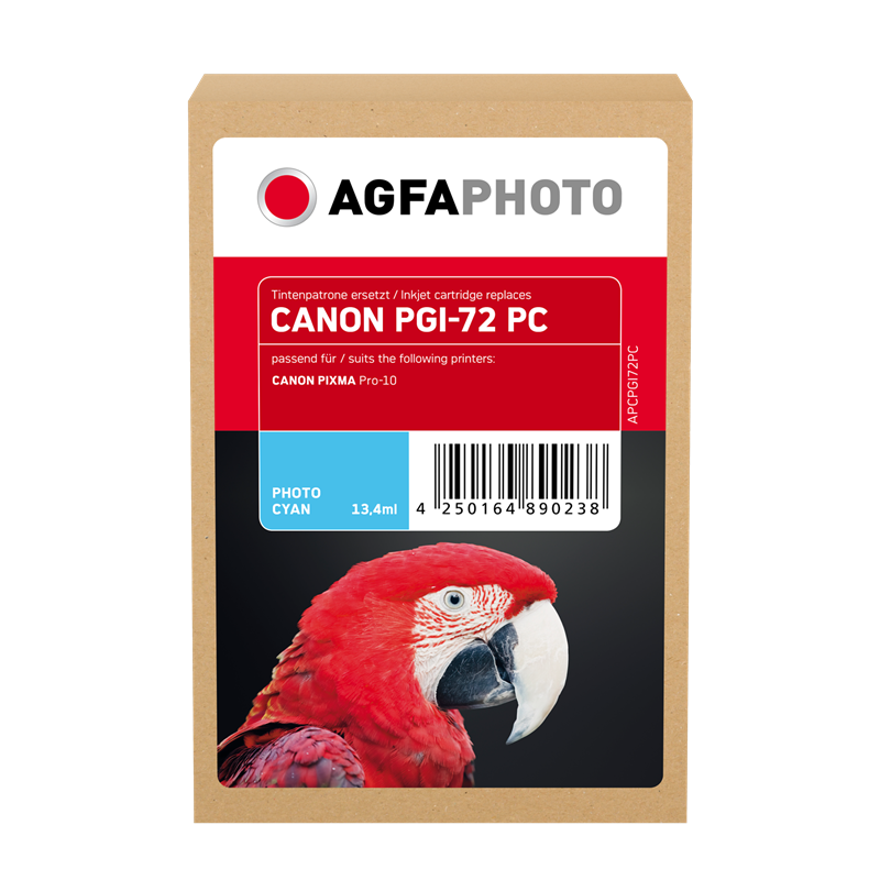Compatible avec Canon PGI-72pc (6407B001) Agfa Photo APCPGI72PC Cartouche d'encre cyan photo