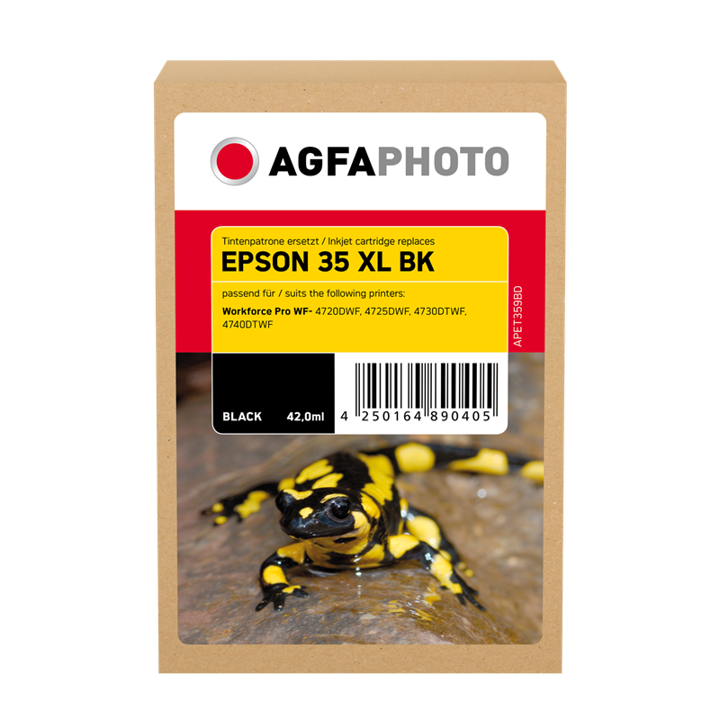 Compatible avec Epson T3591 35XL (C13T35914010) Agfa Photo APET359BD Cartouche d'encre Noir