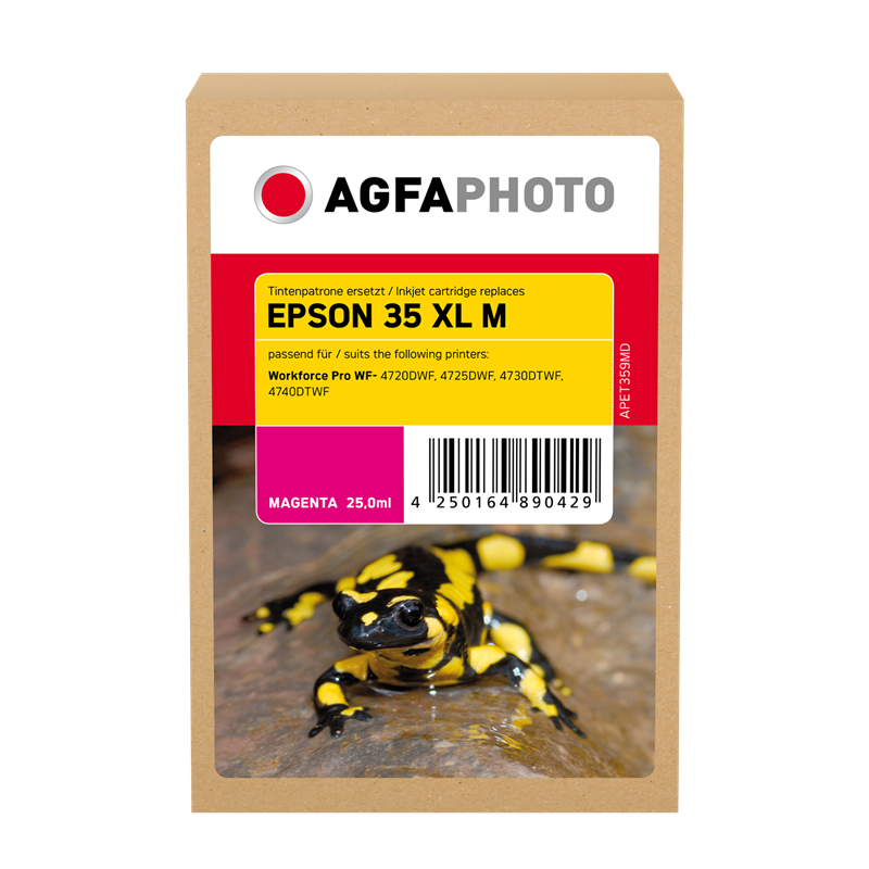 Compatible avec Epson T3593 35XL (C13T35934010) Agfa Photo APET359MD Cartouche d'encre Magenta
