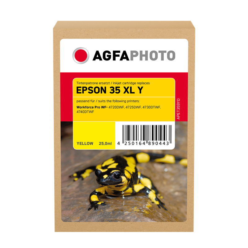 Compatible avec Epson T3594 35XL (C13T35944010) Agfa Photo APET359YD Cartouche d'encre Jaune