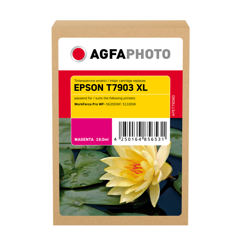 Compatible avec Epson T7903 (C13T79034010) Agfa Photo APET790MD Cartouche d'encre Magenta