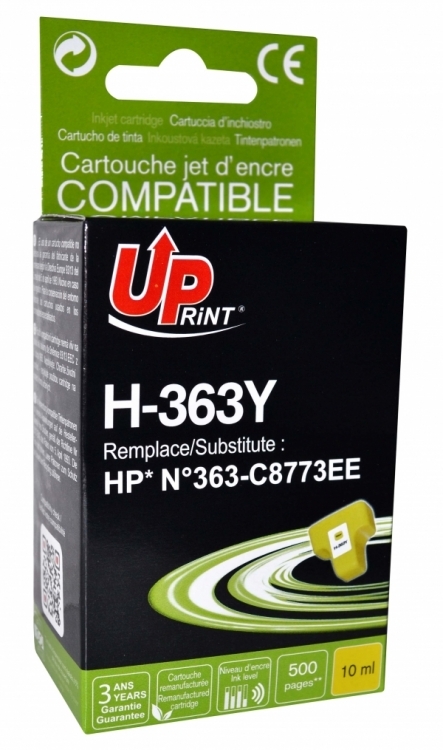 Cartouche PREMIUM compatible HP 363 jaune