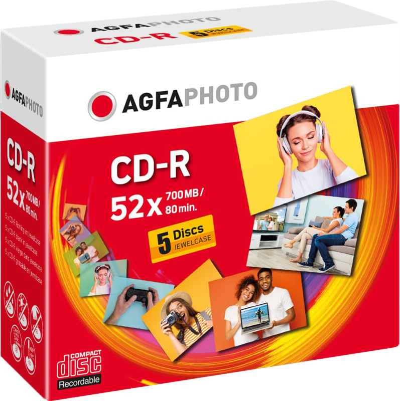 Agfa Photo CD-R 700 MB (5xJewelCase)