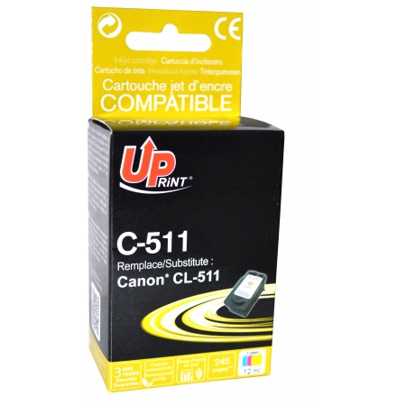 Cartouche PREMIUM compatible CANON CL-511 couleur