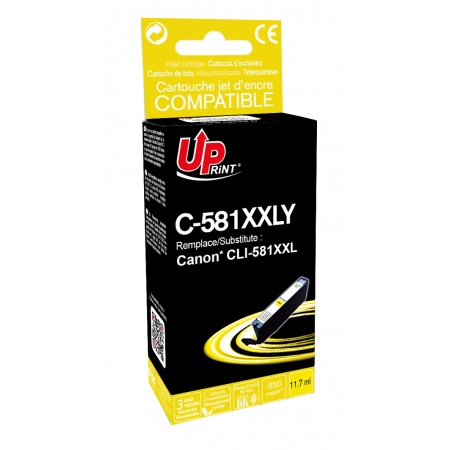 Cartouche PREMIUM compatible CANON CLI-581XXLY Jaune