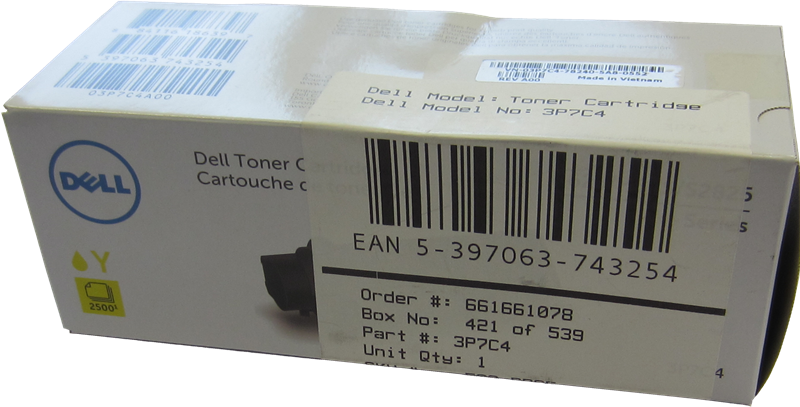 Dell 593-BBSE Toner jaune