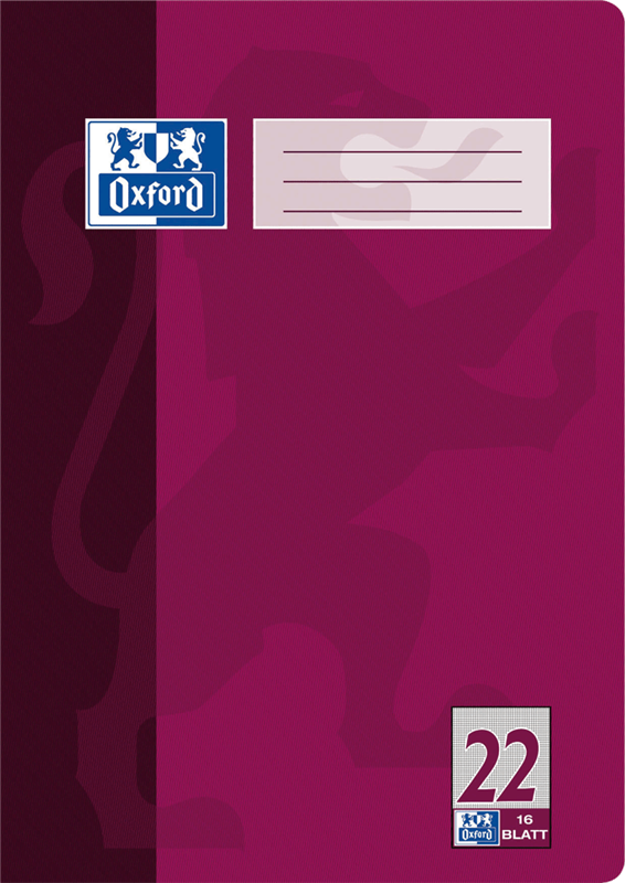 OXFORD Cahier A4 quadrillé, 90g 16 feuilles