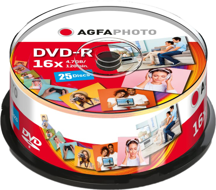 Agfa Photo DVD-R 4,7 GB (25 pcs Cakebox)