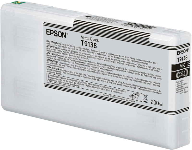 Epson cartouche encre T9138 (C13T913800) noir matt