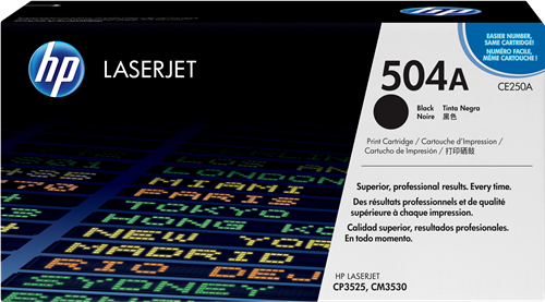 HP toner laser noir CE250A, 5000 pages