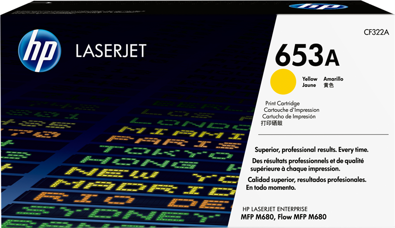 HP Toner 653A (CF322A) jaune