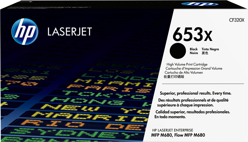 HP Toner 653X (CF320X) noir