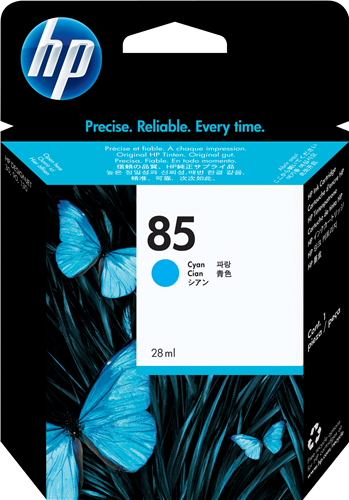 HP Cartouche encre 85 (C9425A) cyan