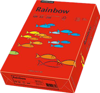 Papyrus Pack de 250 feuilles multifonctions Rainbow A4 120 g/mÂ² (Rouge)