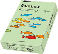 Papyrus Ramette de 500 feuilles de papier multifonction Rainbow A4 80 g/mÂ² (Vert)