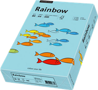 Papyrus Ramette de 500 feuilles de papier multifonction Rainbow A4 80 g/mÂ² (bleu)