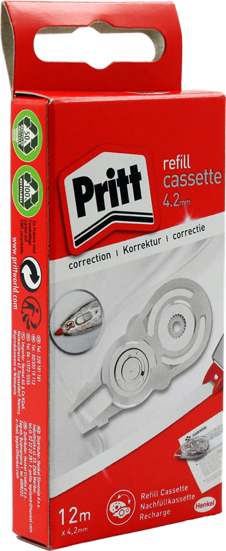 Pritt recharge pour roller correcteur (4,2mm x 12m)