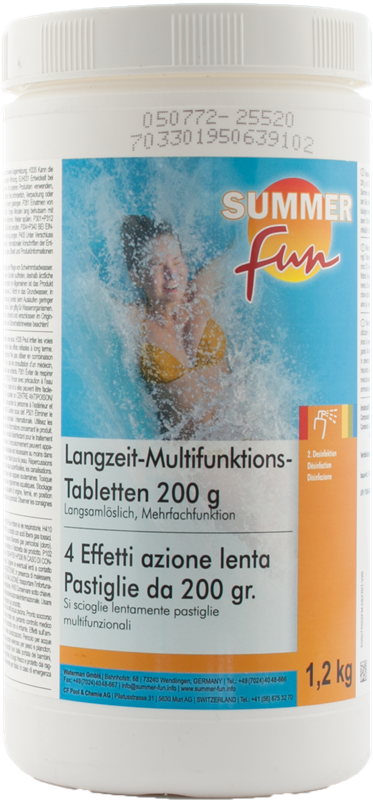 Summer Fun Chlore lent combiné 1,2 kg