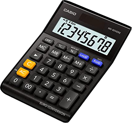 Casio Calculatrice MS-80VERII-BK