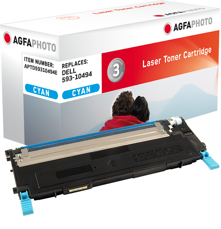 Compatible avec Dell Agfa Photo APTD59310494E Toner Cyan