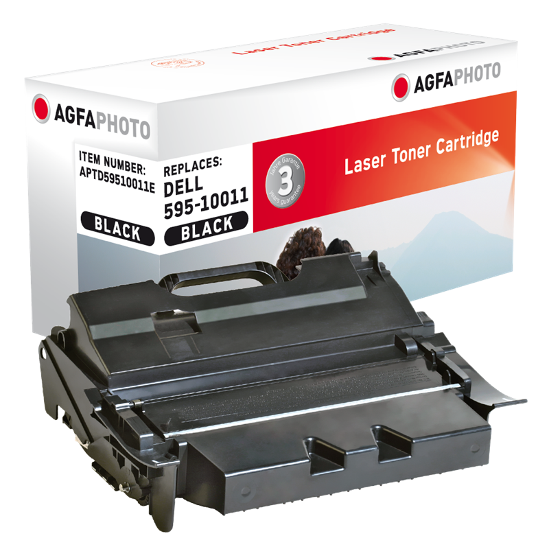 Compatible avec Dell 595-10011 (HD767) Agfa Photo APTD59510011E Toner Noir(