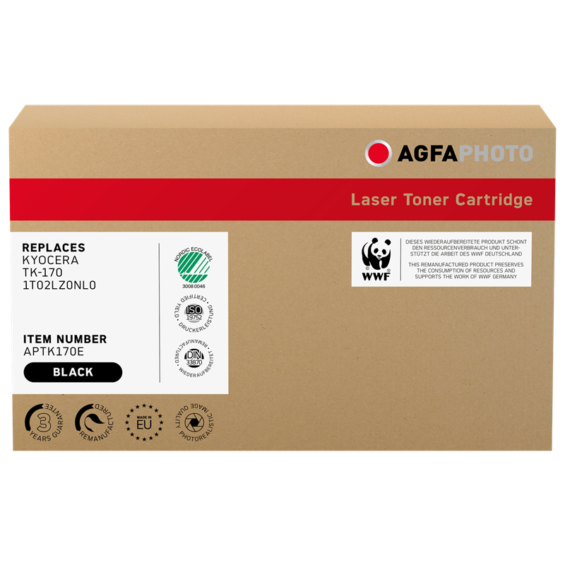 Compatible avec Kyocera Agfa Photo APTK170E Toner noir