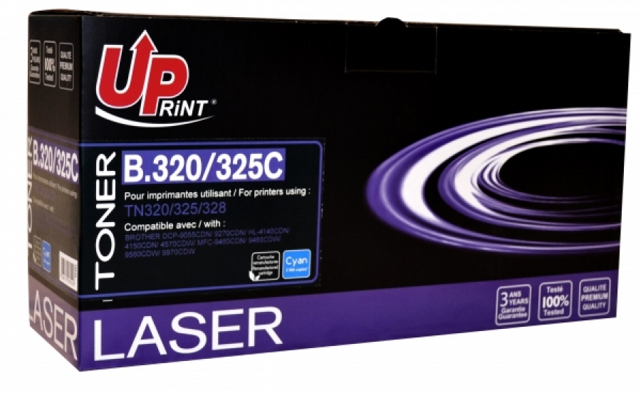 Toner PREMIUM compatible BROTHER TN325 cyan