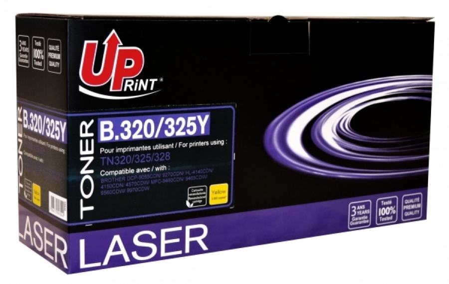 Toner PREMIUM compatible BROTHER TN325 jaune