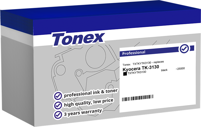 Compatible avec KYOCERA TK-3130 Tonex (TXTKYTK3130) Toner noir