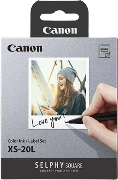 Canon Papier photo instantané Selphy Square XS-20L QX10 (x20)